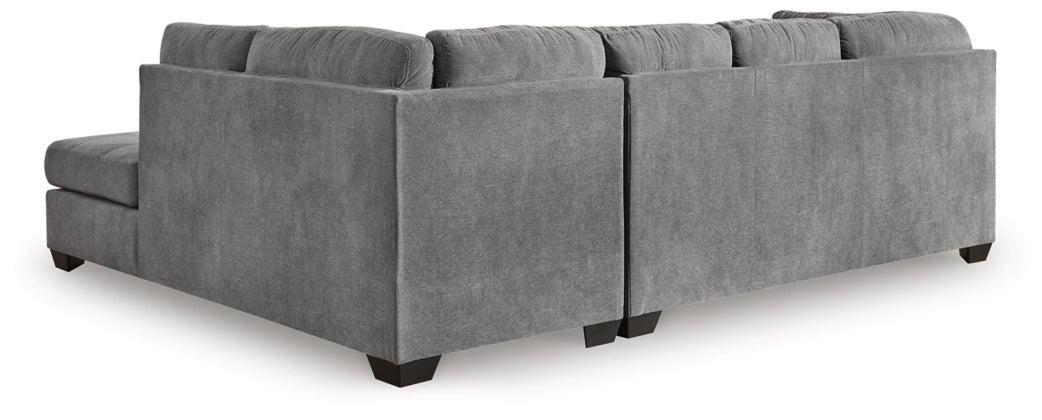 Marleton Grey 2-Piece RAF Chaise Sectional
