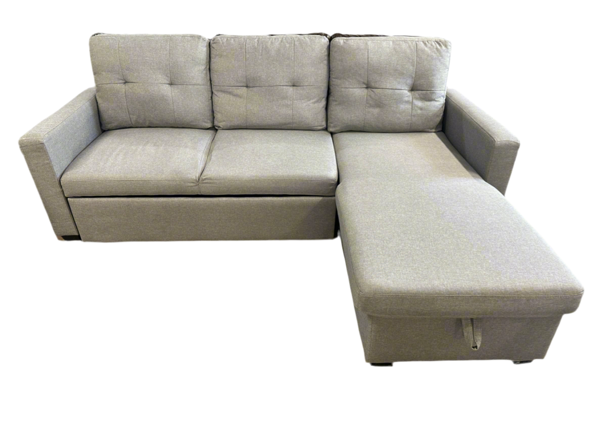 Redwood Home Furniture Amboise Sleeper Sectional with Storage Chaise