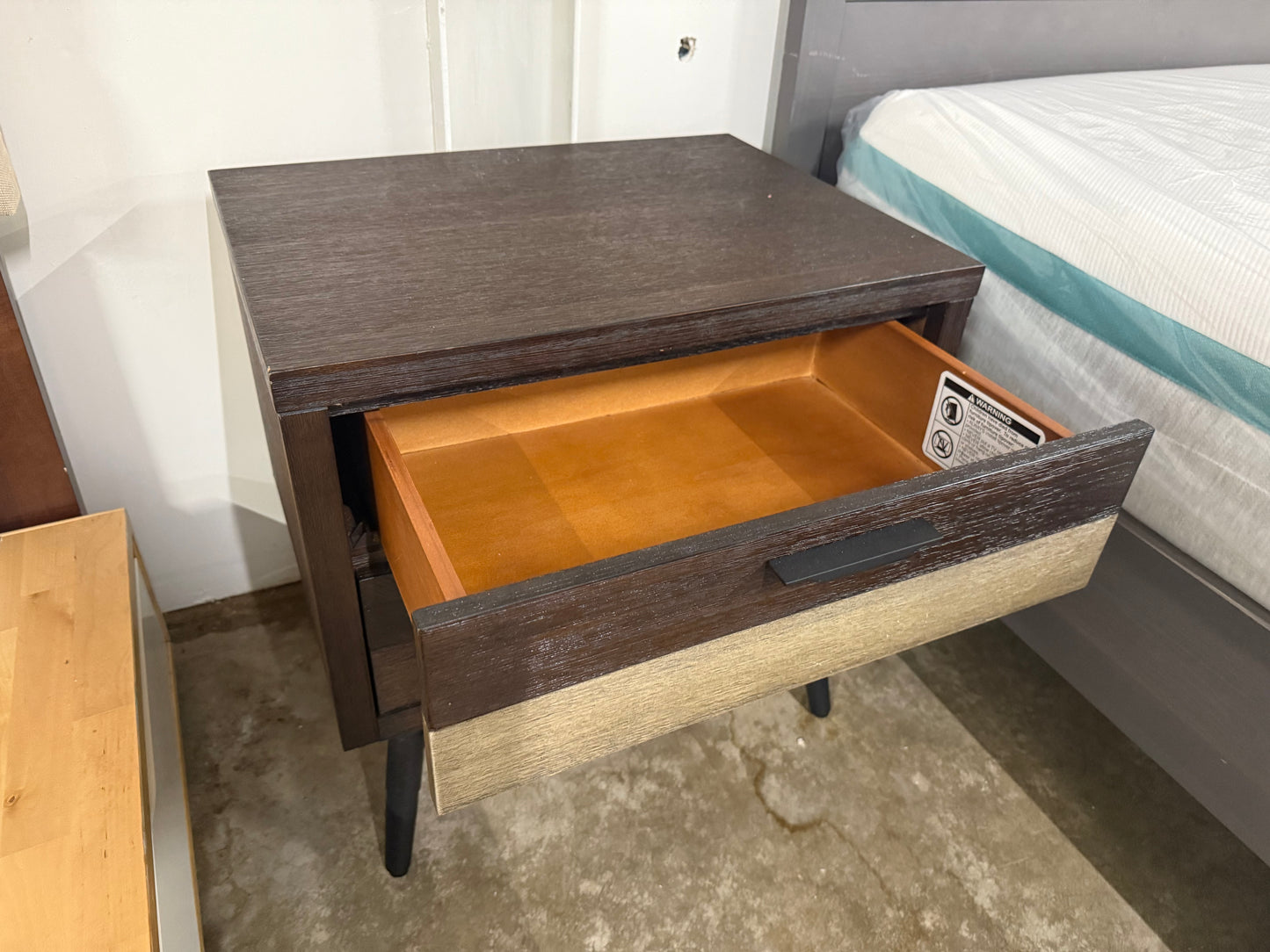 Midtown Loft Brown Nightstand