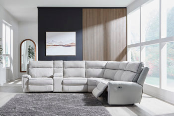 Social Pointe Reclining Sectional with Storage Console Ashley Furniture Sectional Fresh Start Furniture