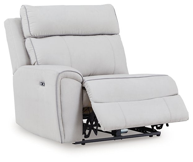 Social Pointe Reclining Sectional with Storage Console Ashley Furniture Sectional Fresh Start Furniture