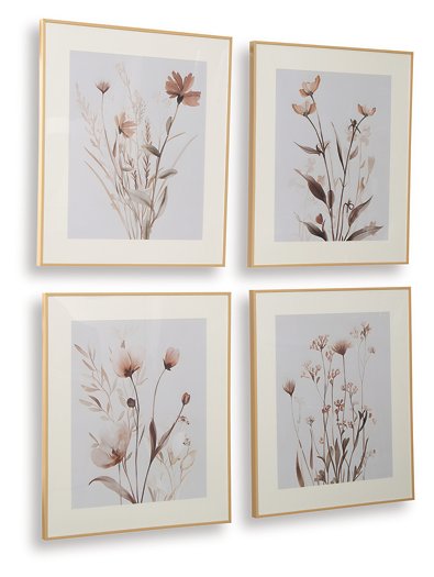 Chettings Wall Art (Set of 4) -  Ashley Furniture Wall Art  Fresh Start Furniture