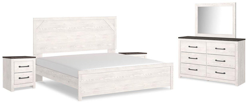 Gerridan Bedroom Set Ashley Furniture Bedroom Set Panel Bed / 7-Piece: Dresser & Mirror/Bed (Headboa Fresh Start Furniture