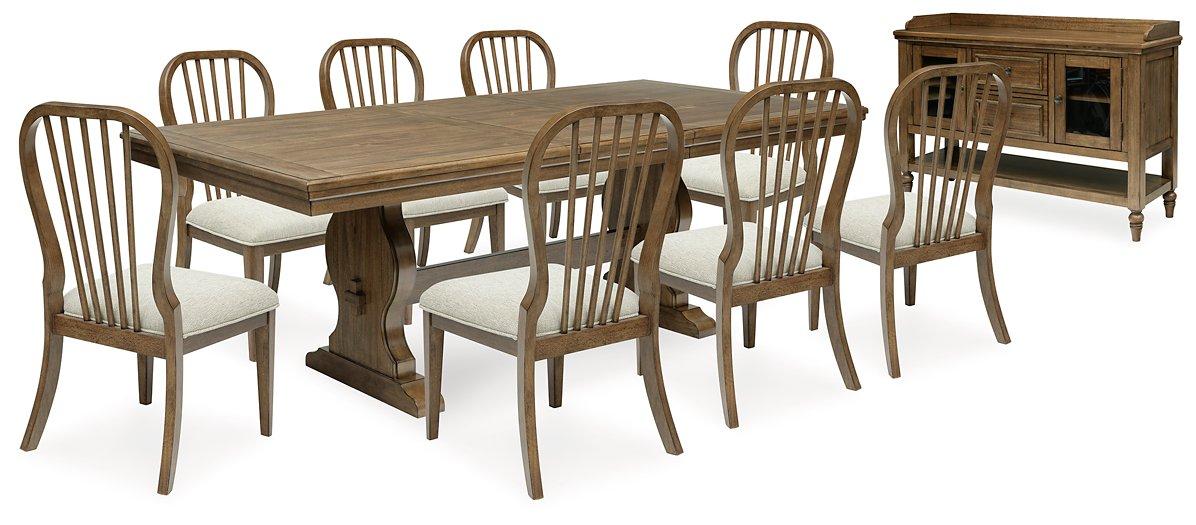 Sturlayne Dining Room Set Ashley Furniture Dining Room Set 10-Piece: Dining Table/Server/8-Dining Chair Fresh Start Furniture
