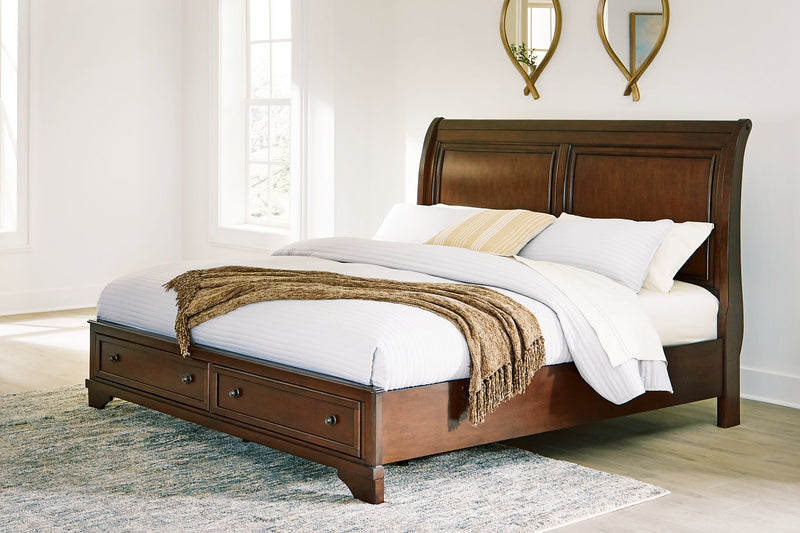 Trellington Sleigh Storage Bed Ashley Furniture Bed  Fresh Start Furniture
