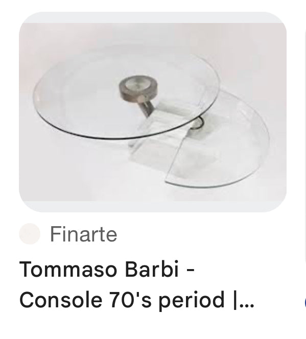 Tommaso Barbi 70s Coffee Table