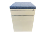Box Box File Mobile Pedastal with Fabric Top Juniper Office