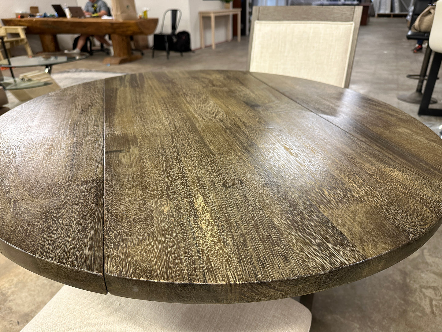 Udorich & Linon Dining Table and Upholstered Chairs