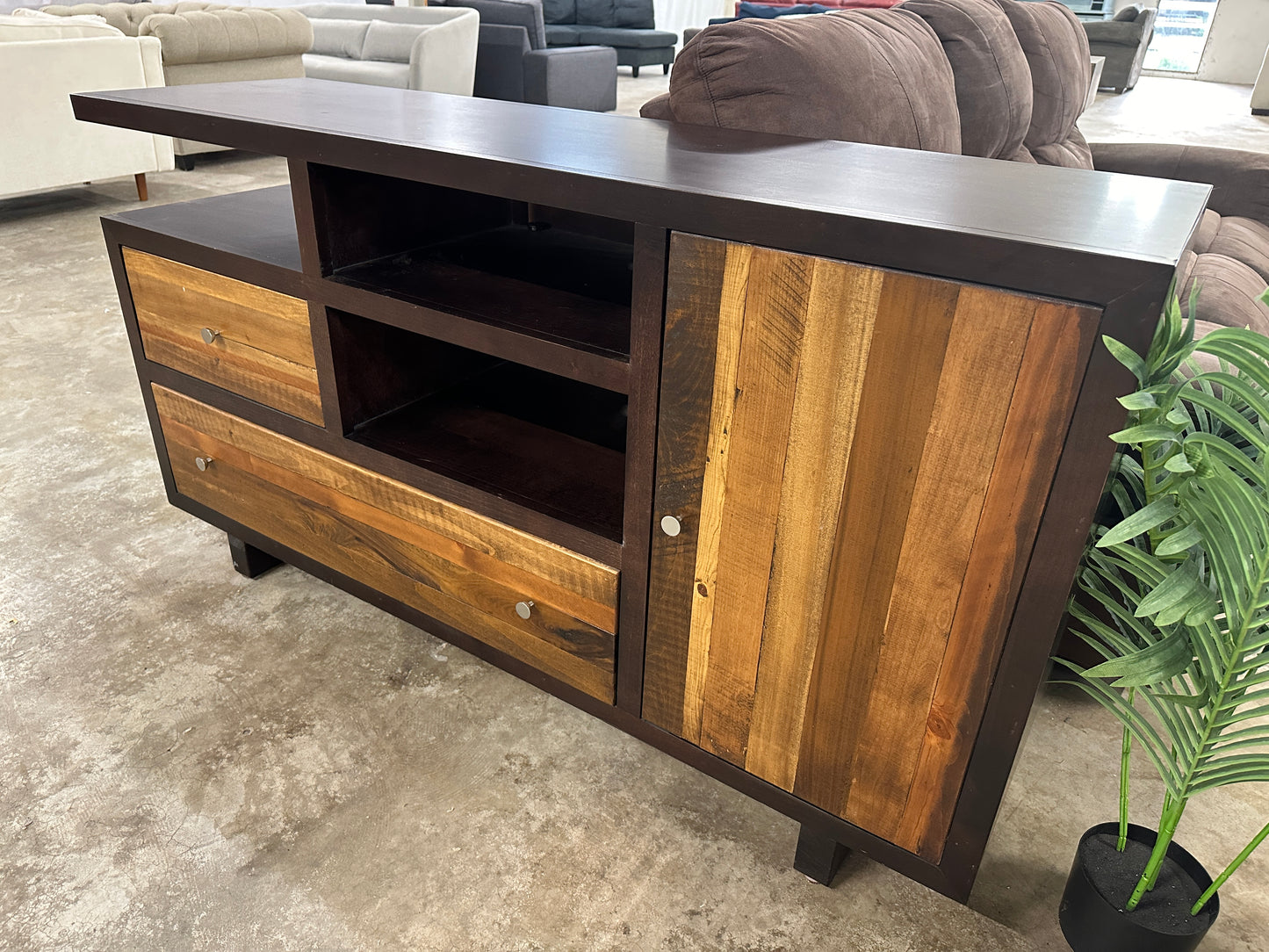 Wooden Media Console