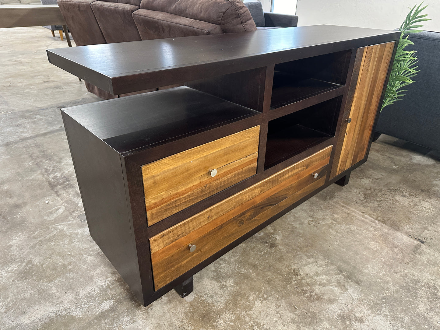 Wooden Media Console