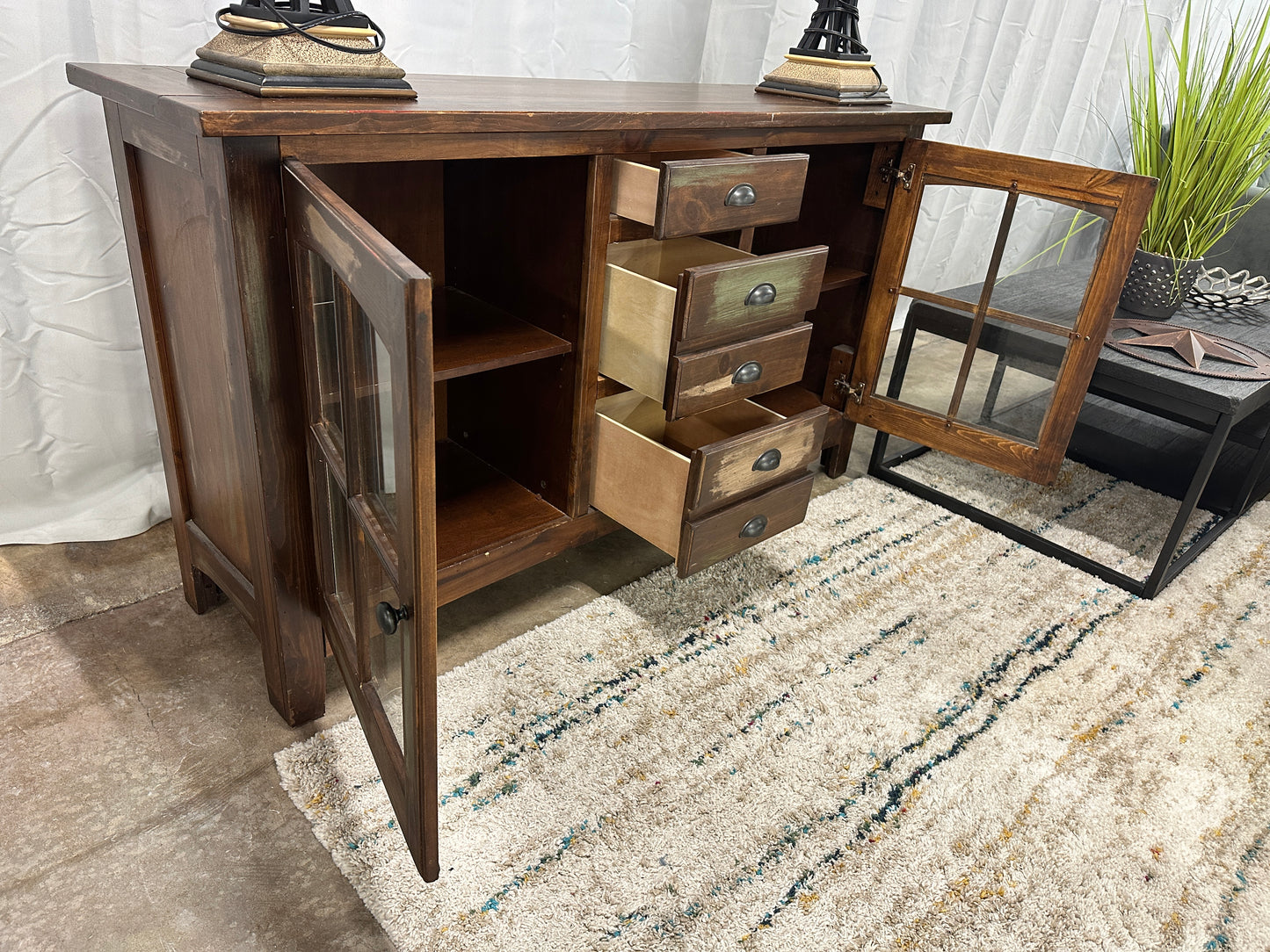 Rustic Entertainment Console