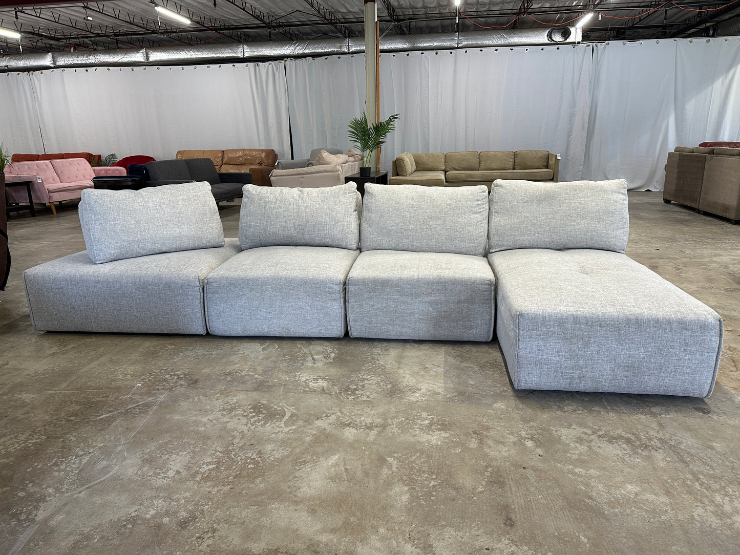 Diamond Sofa Jazz Modular Sofa with Chaise
