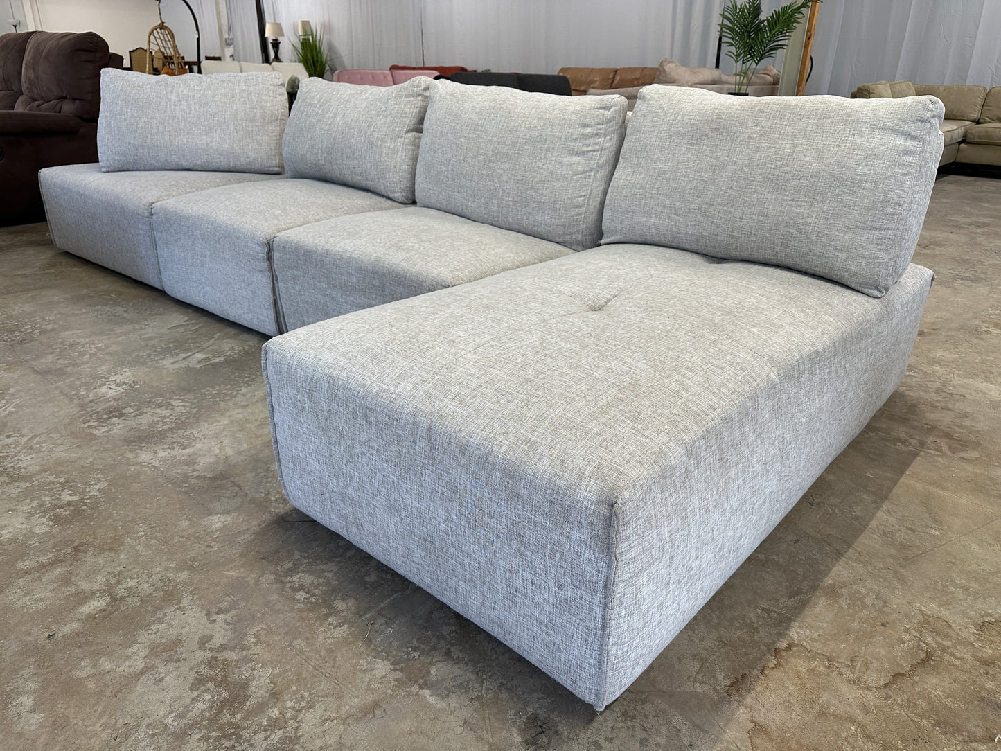 Diamond Sofa Jazz Modular Sofa with Chaise