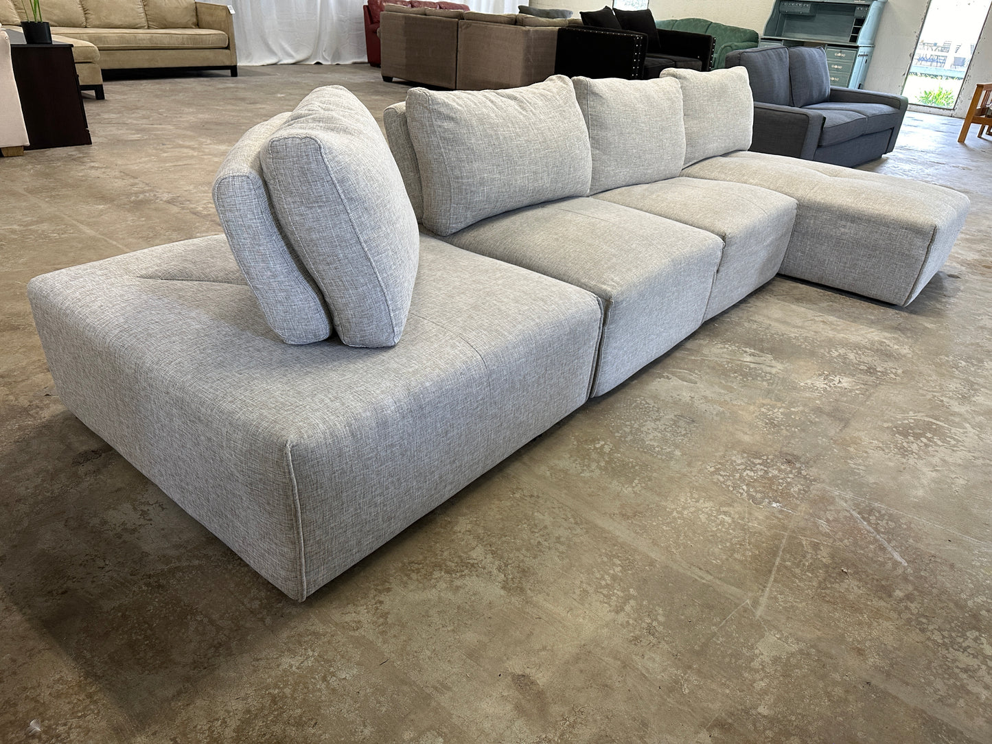 Diamond Sofa Jazz Modular Sofa with Chaise