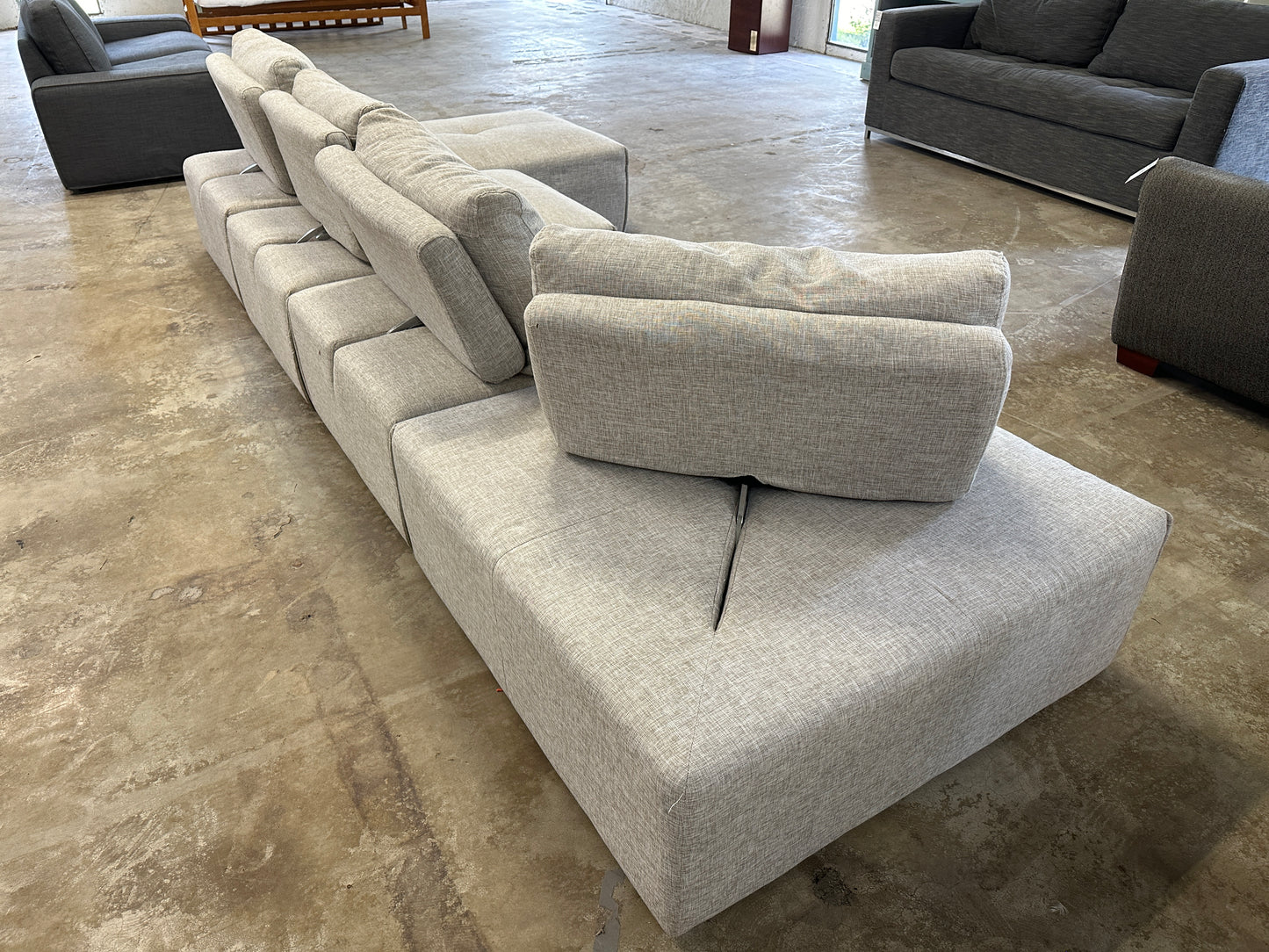 Diamond Sofa Jazz Modular Sofa with Chaise