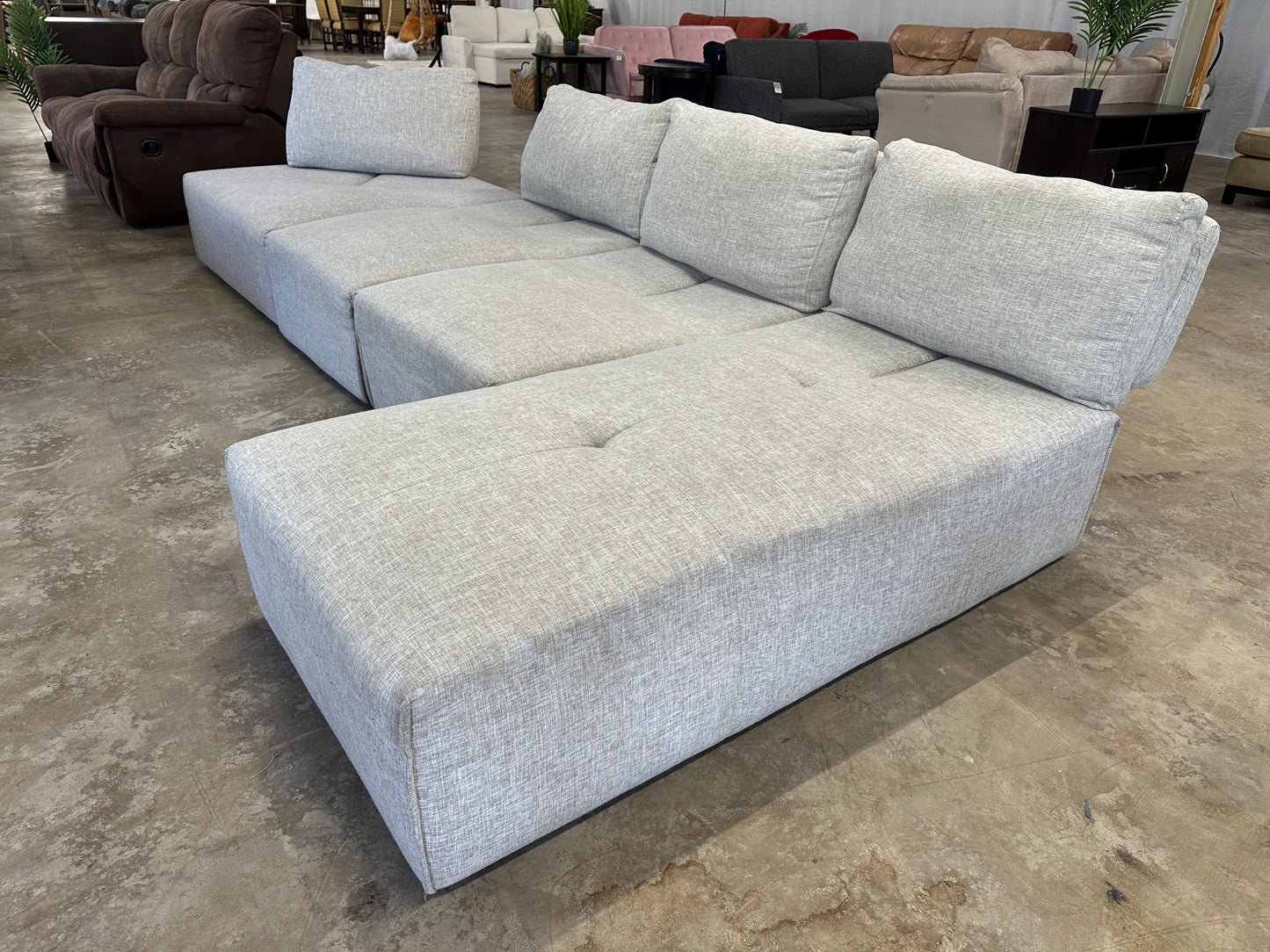 Diamond Sofa Jazz Modular Sofa with Chaise