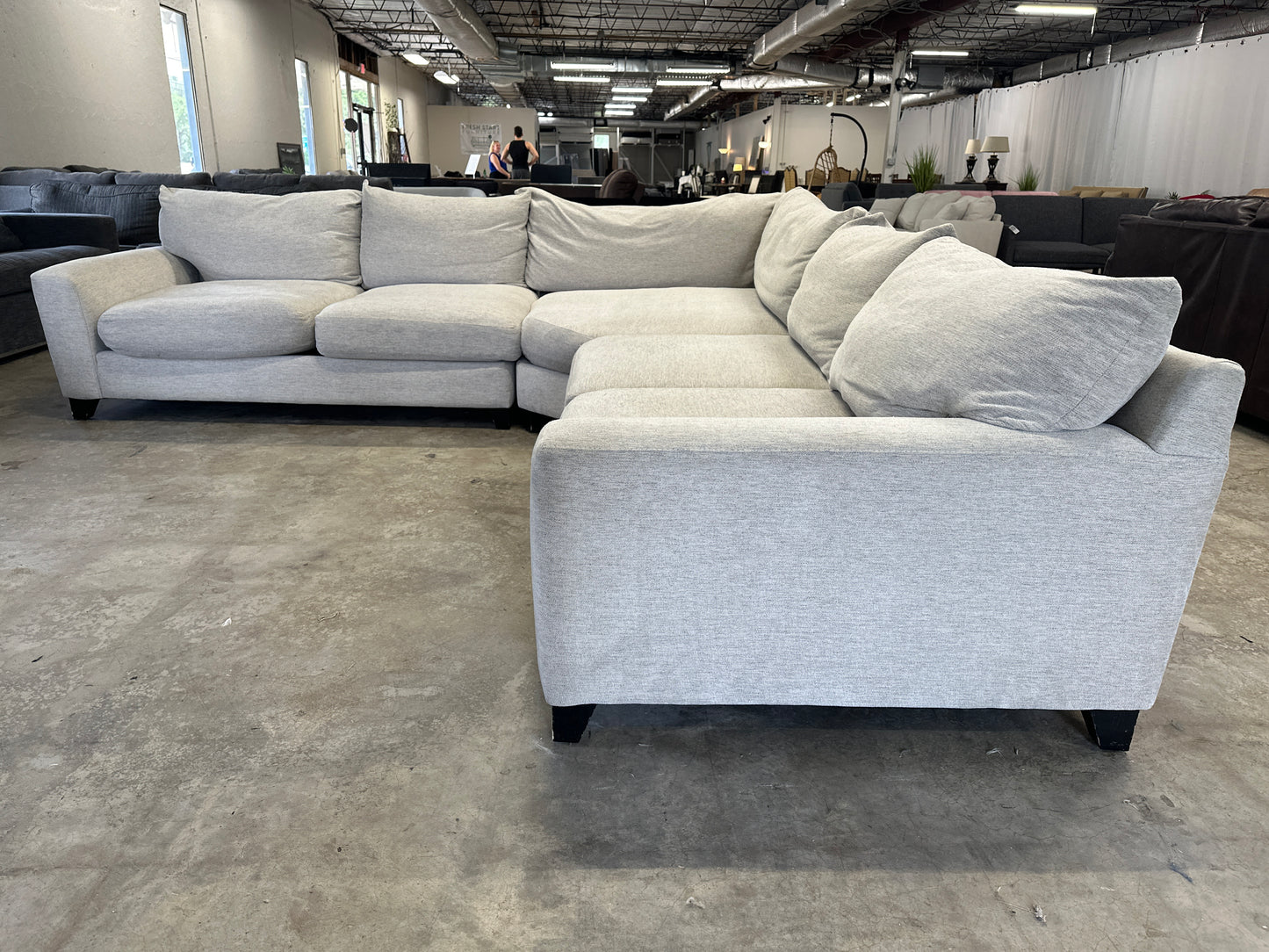 Jonathan Louis Deep Seated Corner Sectional Sofa