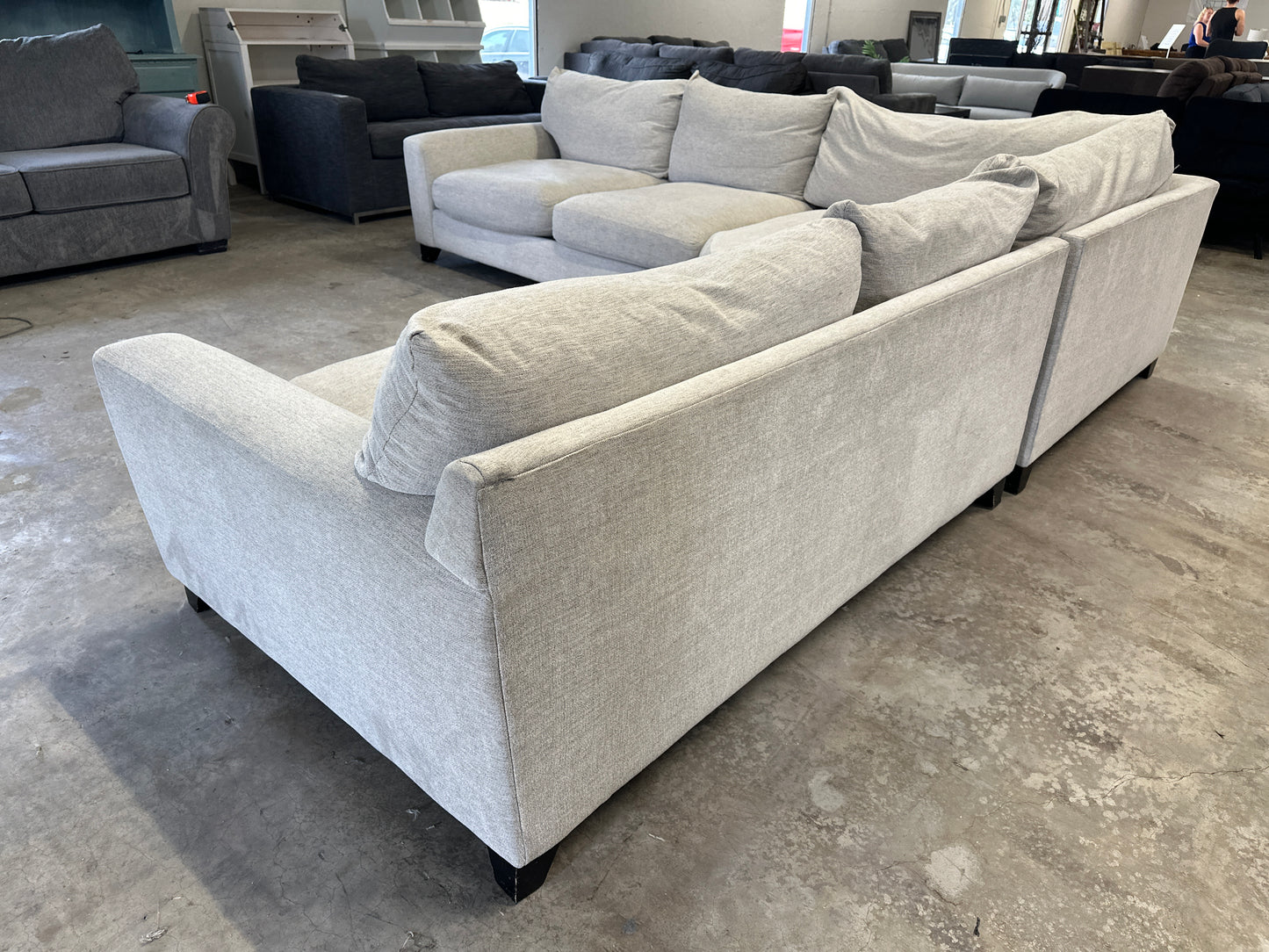 Jonathan Louis Deep Seated Corner Sectional Sofa