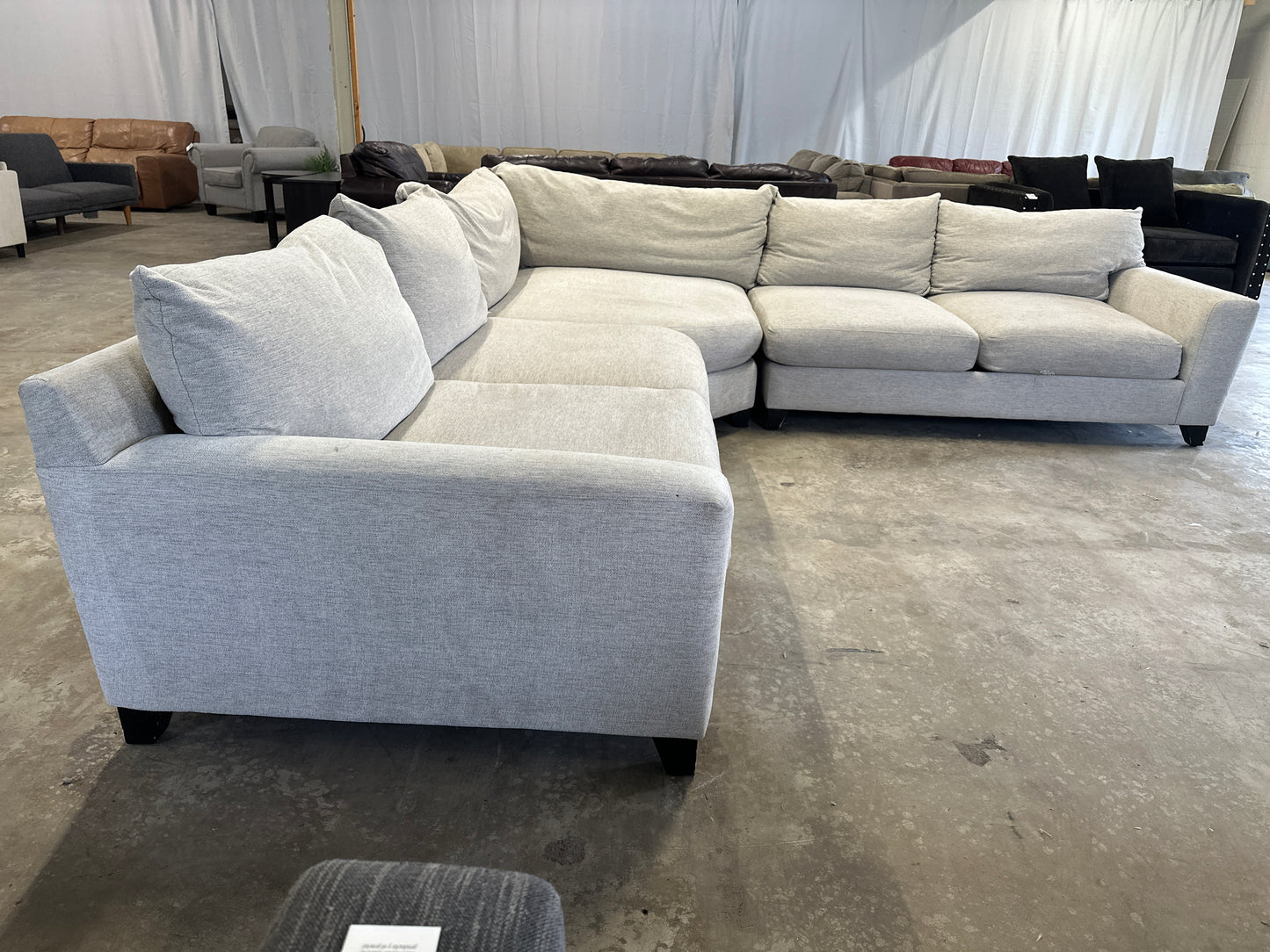 Jonathan Louis Deep Seated Corner Sectional Sofa