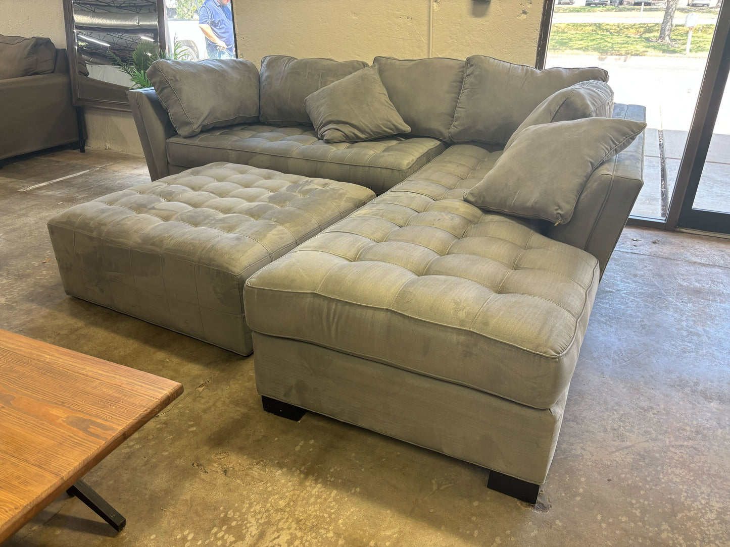 Sheridan Place Sleeper Sectional + Ottoman