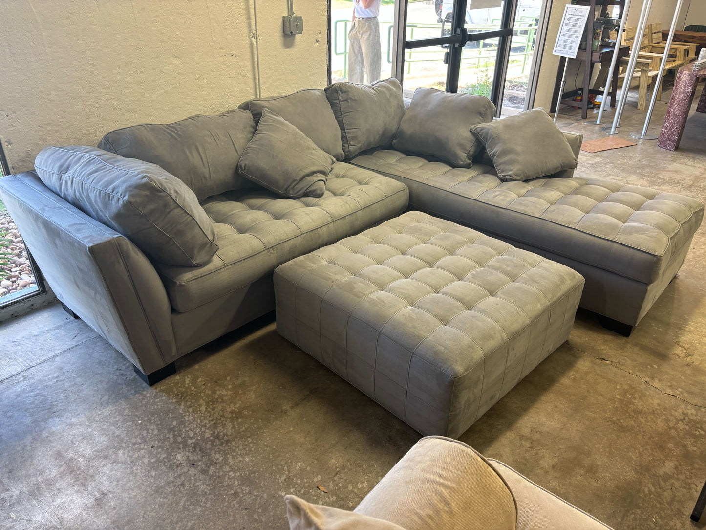 Sheridan Place Sleeper Sectional + Ottoman