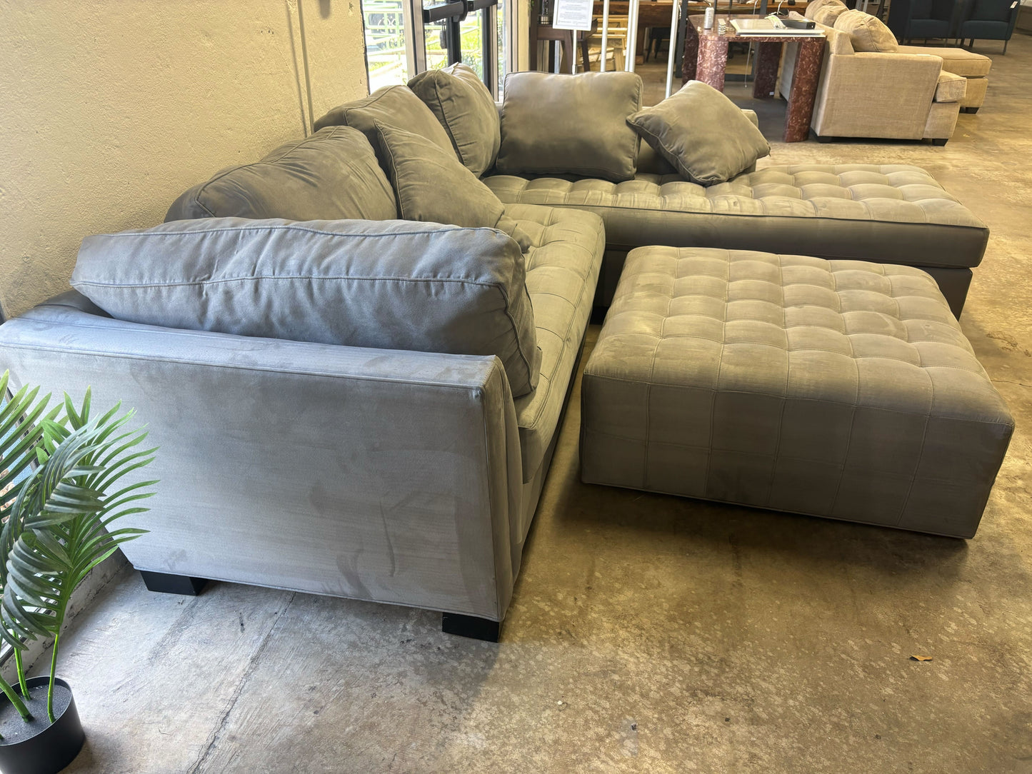 Sheridan Place Sleeper Sectional + Ottoman