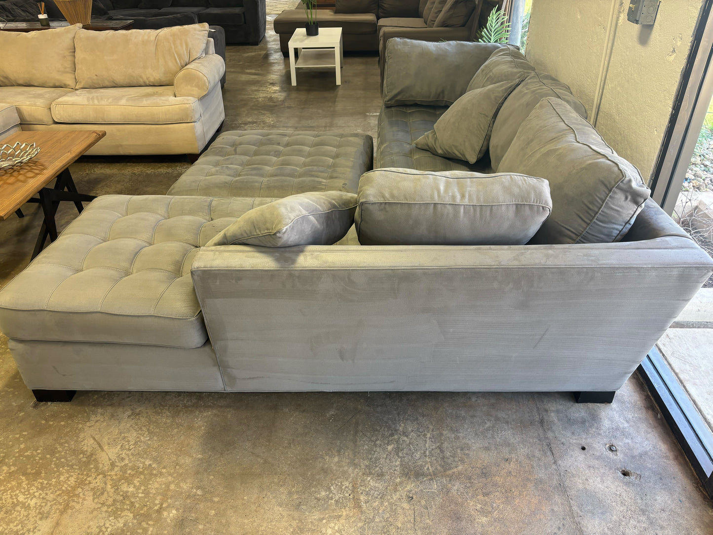 Sheridan Place Sleeper Sectional + Ottoman