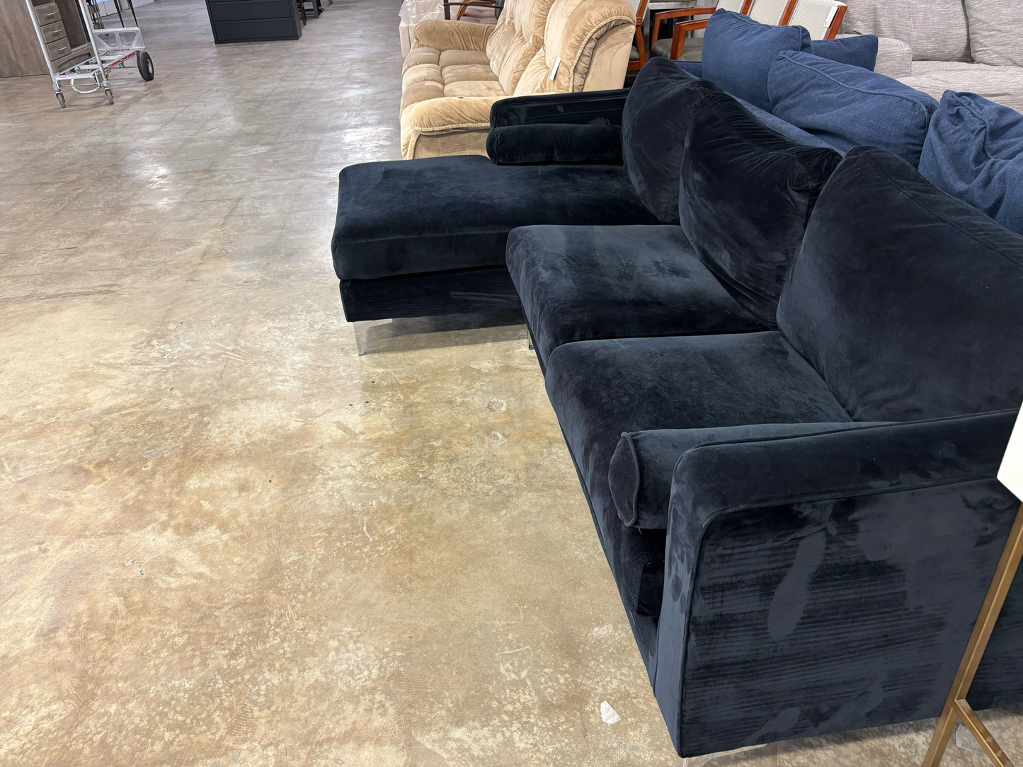 Velvet Sectional
