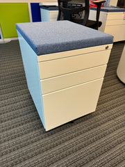 Box Box File Mobile Pedastal with Fabric Top Juniper Office