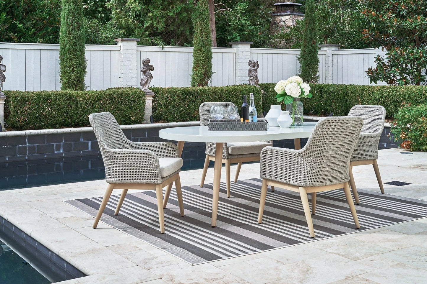 Seton Creek Outdoor Dining Package - Ashley Furniture Outdoor Dining Set Fresh Start Furniture