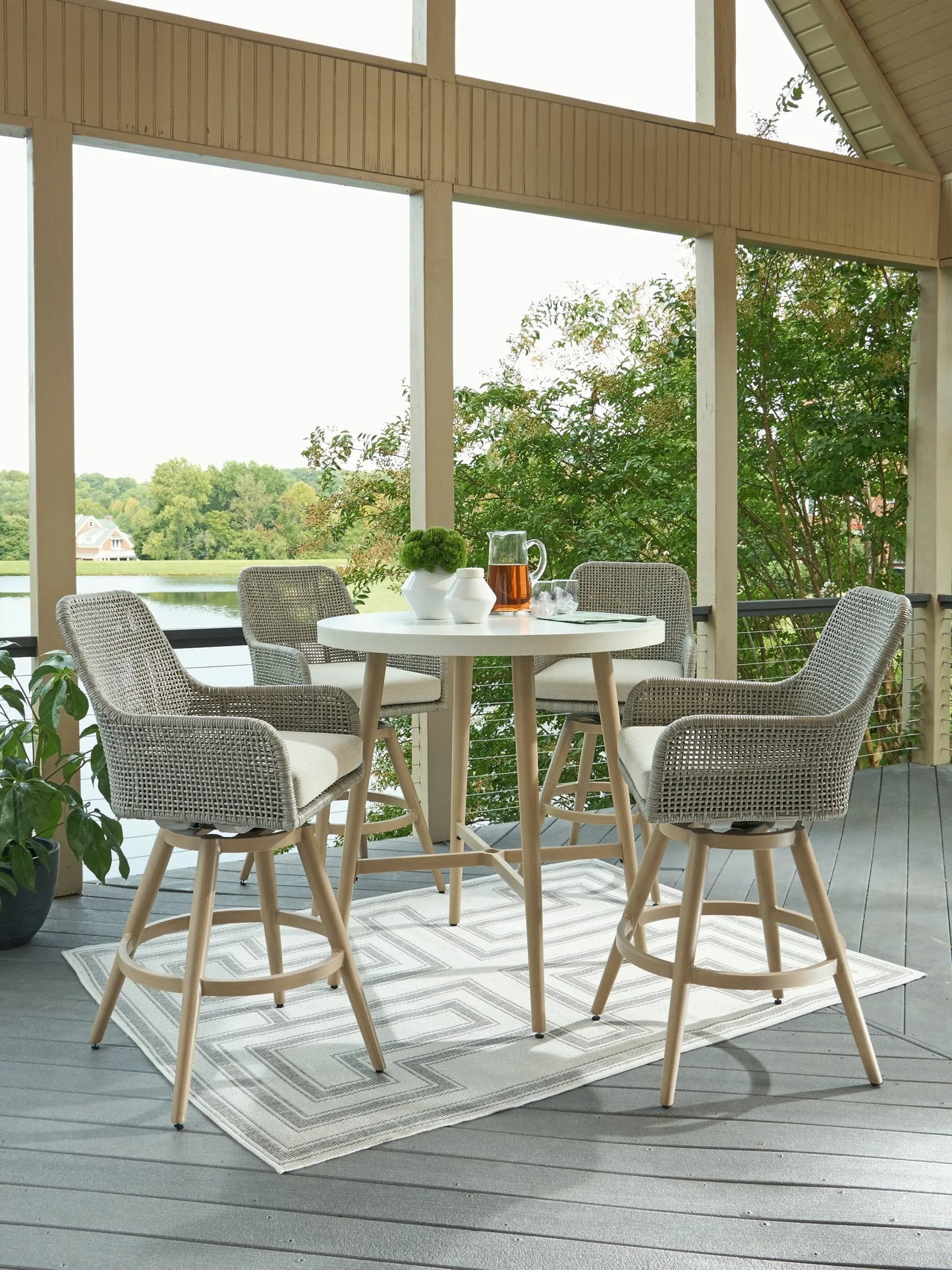 Seton Creek Outdoor Dining Package - Ashley Furniture Outdoor Dining Set Fresh Start Furniture