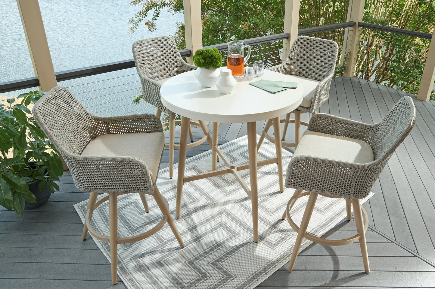 Seton Creek Outdoor Dining Package - Ashley Furniture Outdoor Dining Set Fresh Start Furniture