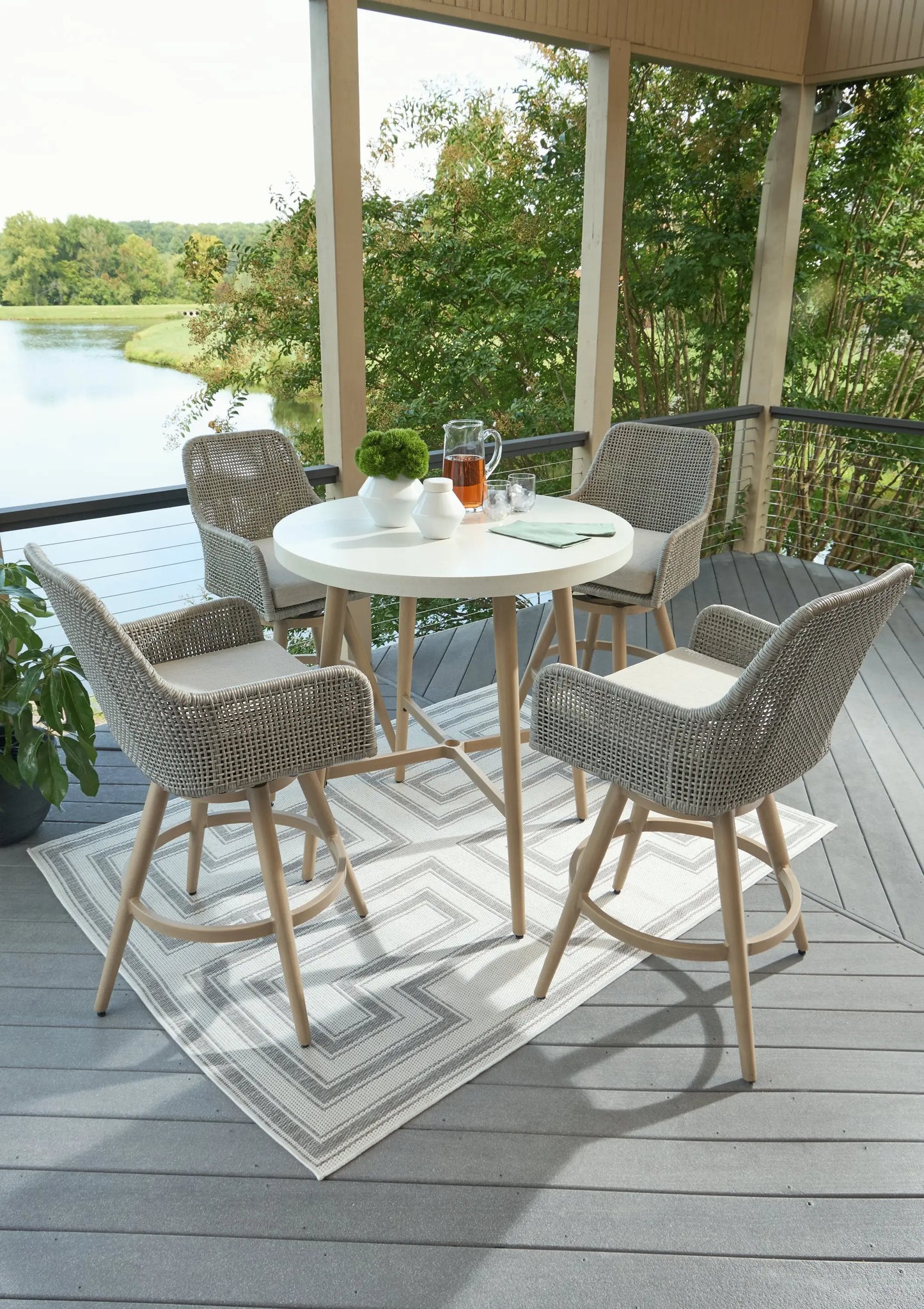 Seton Creek Outdoor Dining Package - Ashley Furniture Outdoor Dining Set Fresh Start Furniture