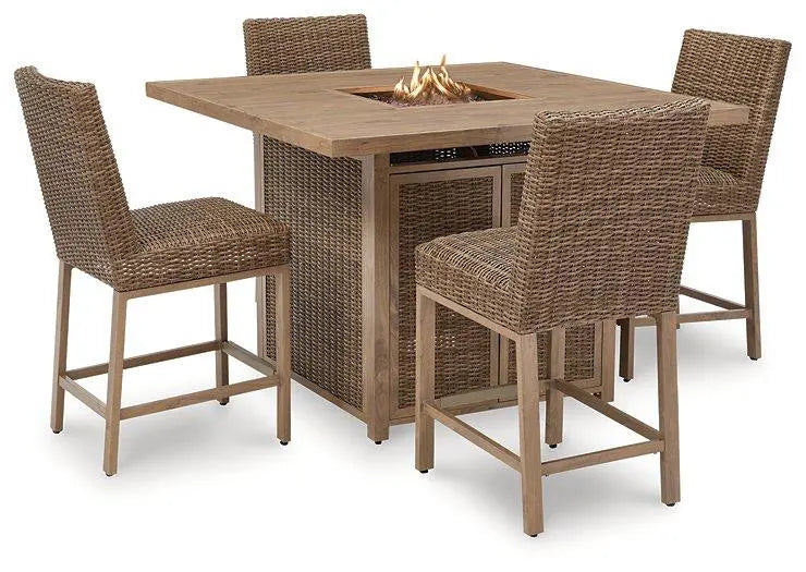 Walton Bridge Outdoor Bar Set - Ashley Furniture Outdoor Dining Set Fresh Start Furniture