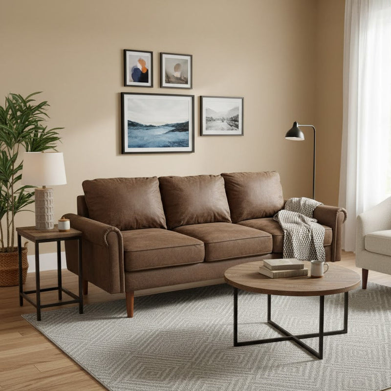 Altrigus Modern Faux leather Sofa