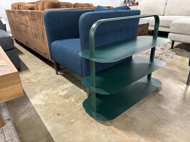 Metal 3-Tier Low Shelf