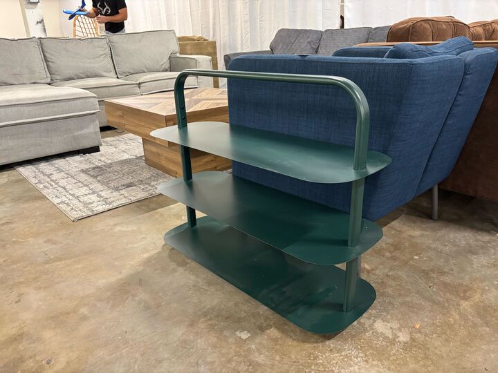 Metal 3-Tier Low Shelf