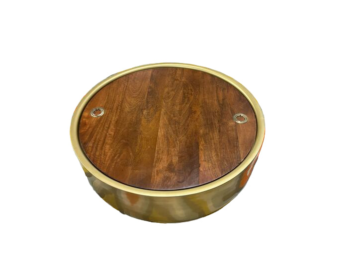 West Elm Drum Storage Coffee Table