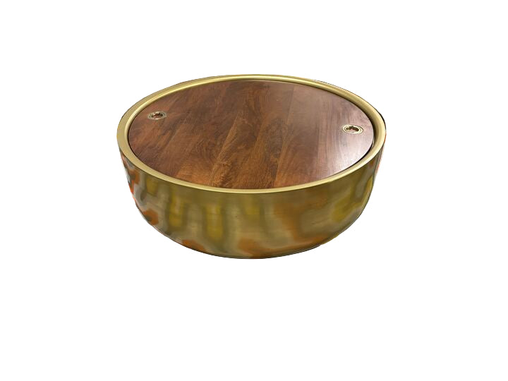 West Elm Drum Storage Coffee Table