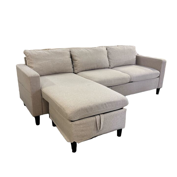 Mixoy Sectional Sofa with Storage Ottoman