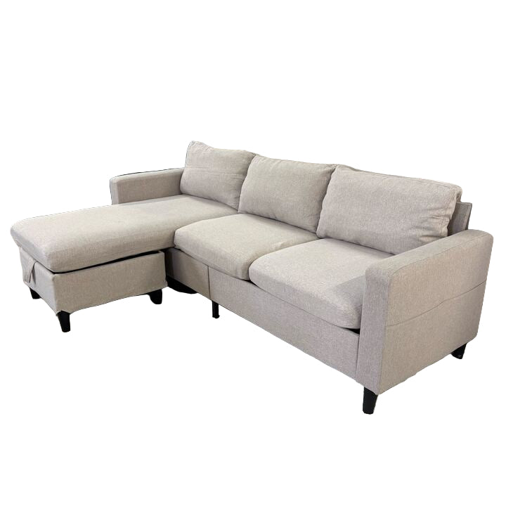 Mixoy Sectional Sofa with Storage Ottoman