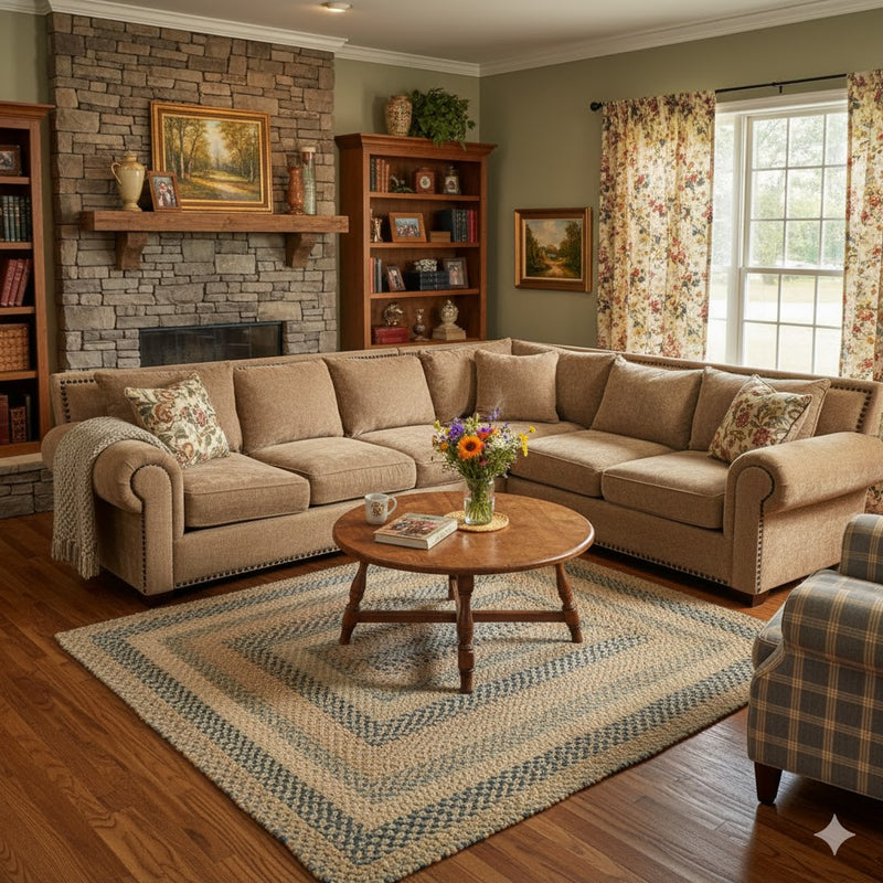 Burton James 568 Sectional Couch