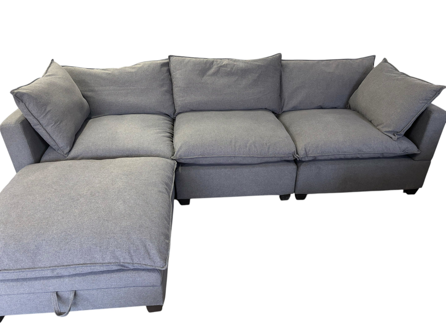 Modular Sectional & Storage Ottoman