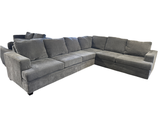 Living Spaces Jordan Corner Sectional Sofa