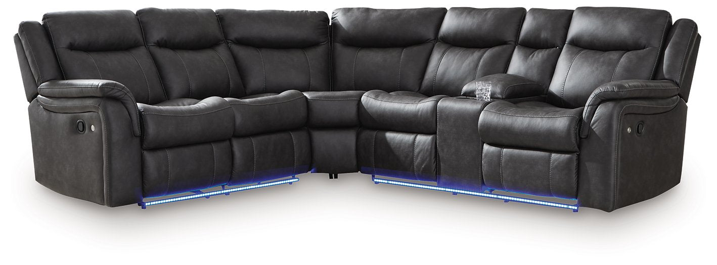 Sultan Meadow Reclining Sectional Ashley Furniture Sectional  Fresh Start Furniture