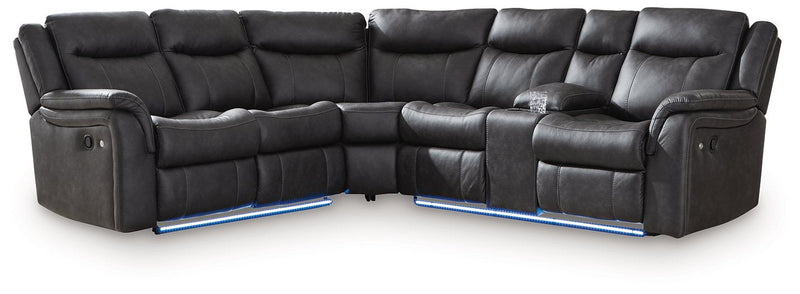 Sultan Meadow Reclining Sectional Ashley Furniture Sectional Default Title Fresh Start Furniture