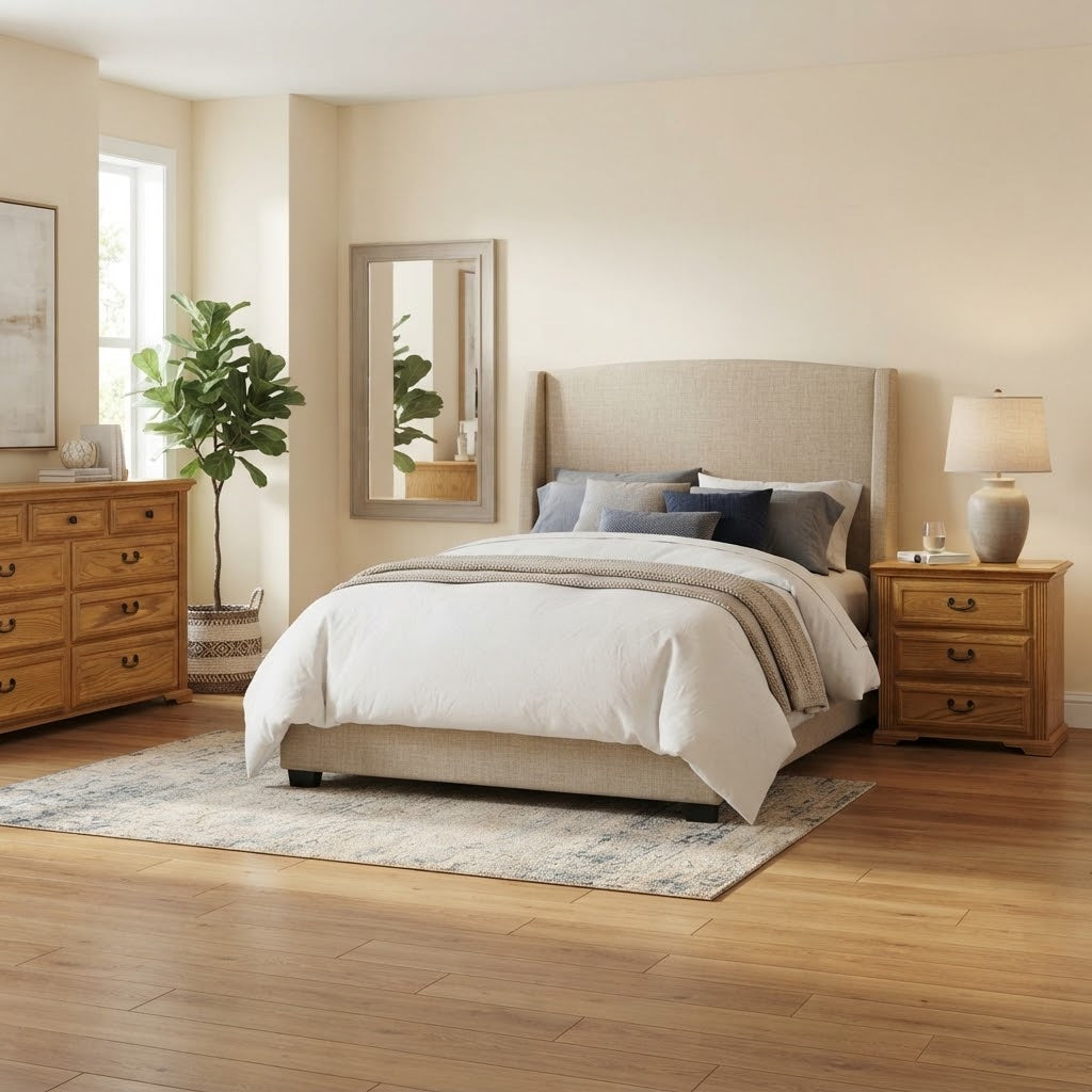Oak Express Vintage Dresser & Nightstand Set