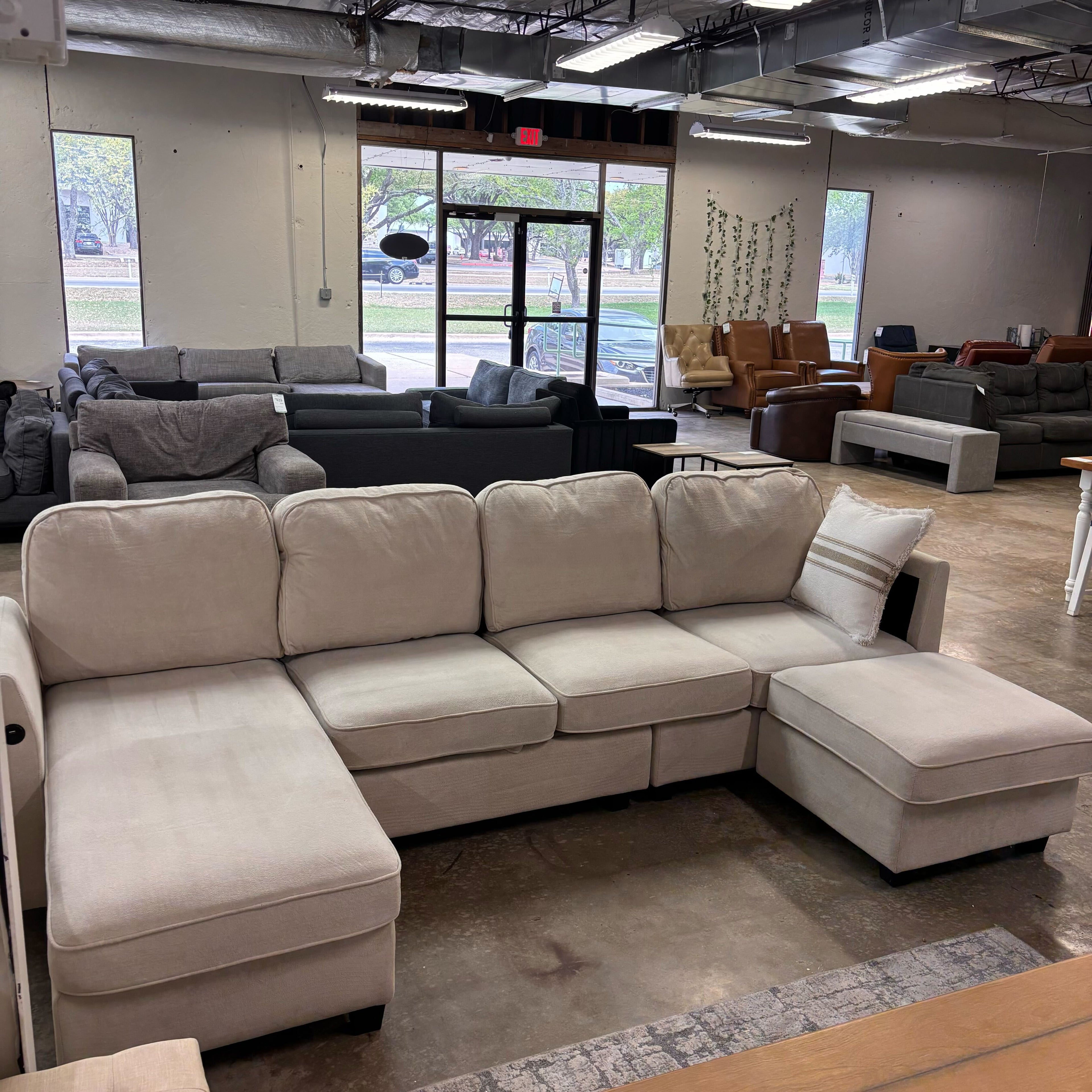 Latitude Run Modular Sofa W/ Storage & Ottoman