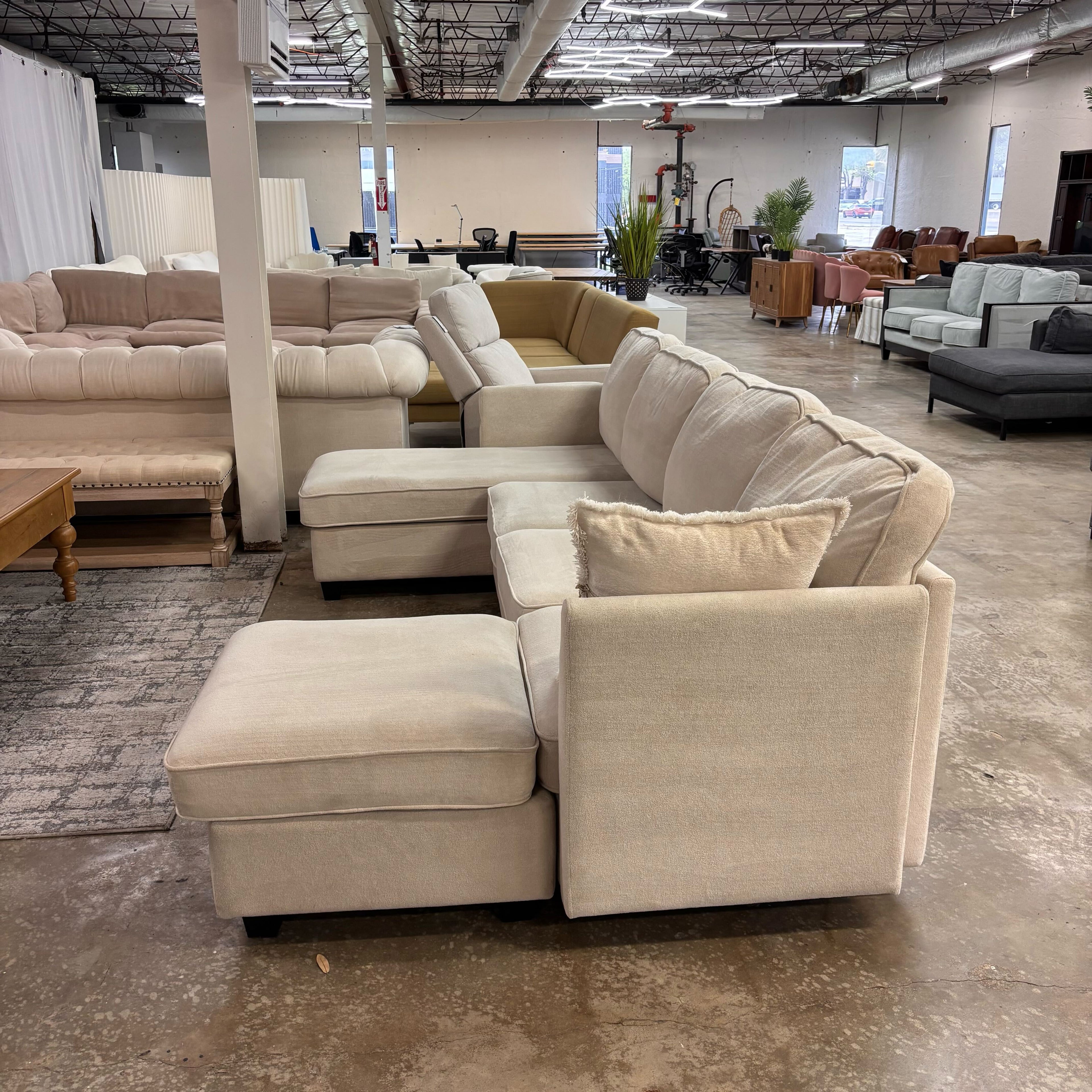 Latitude Run Modular Sofa W/ Storage & Ottoman