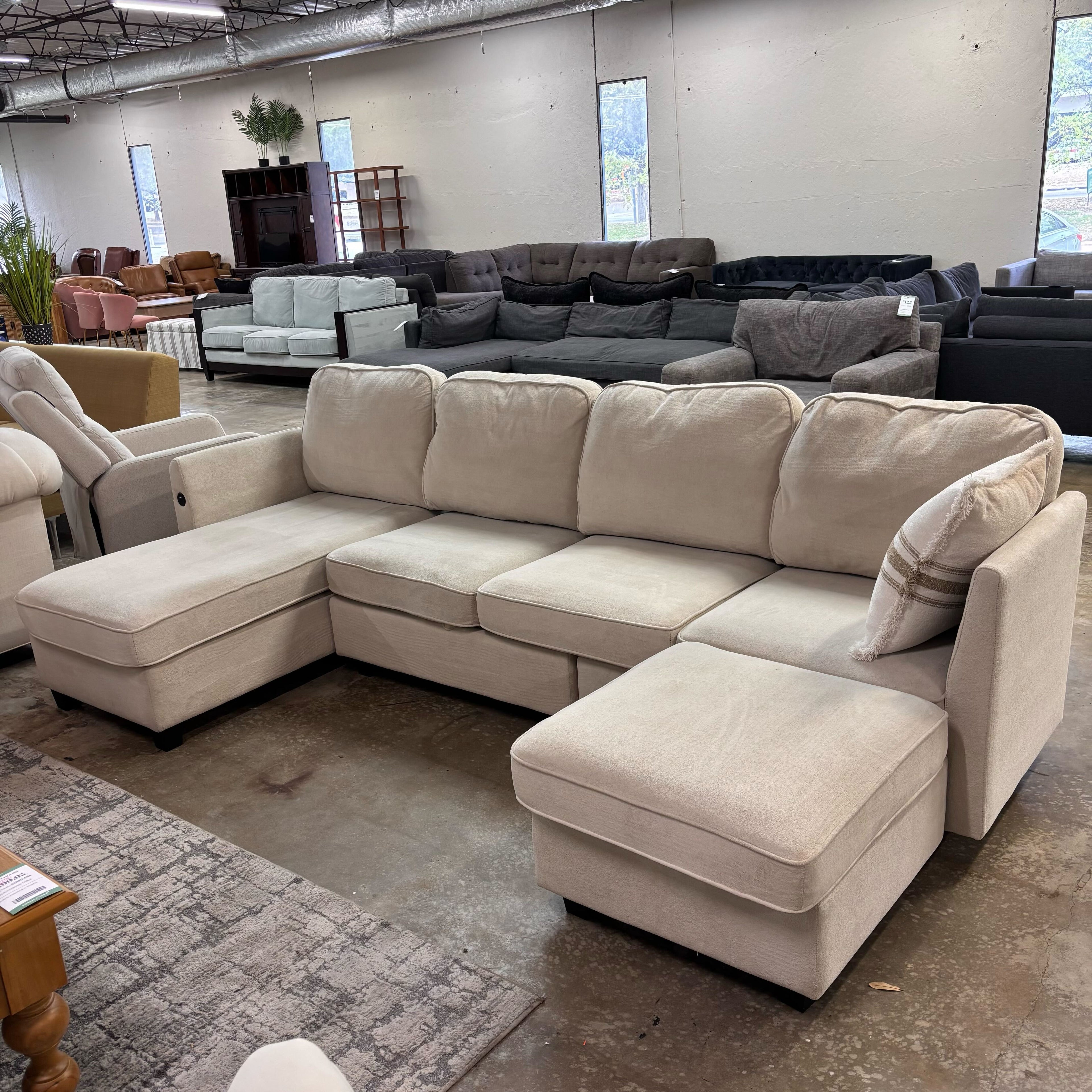Latitude Run Modular Sofa W/ Storage & Ottoman